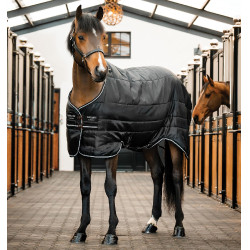 Manta de cuadra Easy-Layer Horseware 100 g Negro / negro / plata