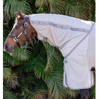 Cubrecuello antimoscas Amigo Horseware Bug Buster Plata / gris titanio / plata