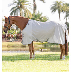 Manta antimoscas Horseware Amigo Bug Rug Plata / gris titanio / plata Manta antimoscas Horseware Amigo Bug Rug Plata / gris titanio / plata