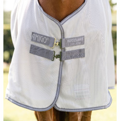 Manta antimoscas Horseware Amigo Bug Rug Plata / gris titanio / plata Manta antimoscas Horseware Amigo Bug Rug Plata / gris titanio / plata