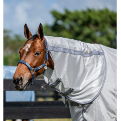 Camisa antimoscas Horseware Amigo Bug Rug Plus Plata / gris titanio / plata