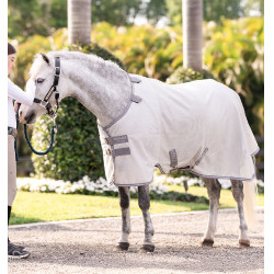 Camisa antimoscas Horseware Amigo Bug Rug Pony Plata / gris titanio / plata Camisa antimoscas Horseware Amigo Bug Rug Pony Plata / gris titanio / plata