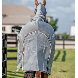 Camisa antimoscas Horseware Rambo Protector Integrada Plata / marino