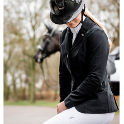Chaqueta de concurso Horseware AA Platinium Motion Flex Pro Negro Chaqueta de concurso Horseware AA Platinium Motion Flex Pro Negro
