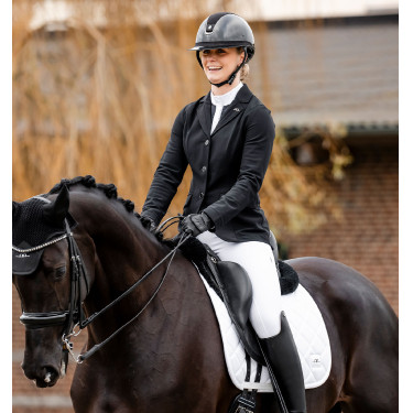 Chaqueta de concurso Horseware AA Platinium Motion Flex Pro Negro Chaqueta de concurso Horseware AA Platinium Motion Flex Pro Negro