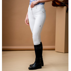 Pantalón Horseware AA Aria de talle medio con culera completa Blanco