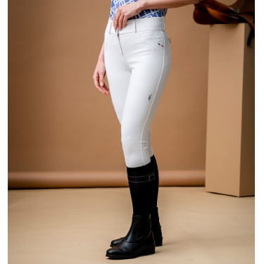 Pantalón Horseware AA Aria de talle medio con culera completa Blanco