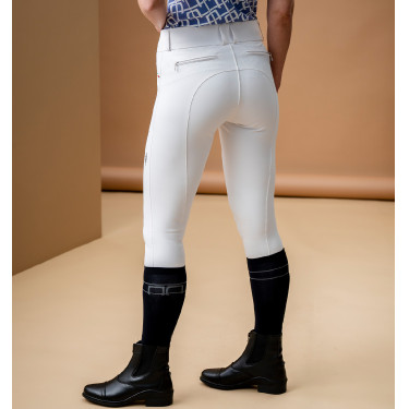 Pantalón Horseware AA Aria de talle medio con culera completa Blanco