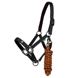 Cabezada y ramal Horseware Newmarket Oro blanco Cabezada y ramal Horseware Newmarket Oro blanco