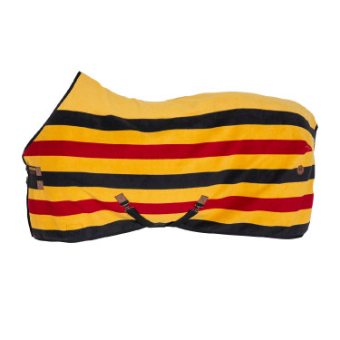 Manta polar Horseware Newmarket Fleece Cooler Oro blanco Manta polar Horseware Newmarket Fleece Cooler Oro blanco