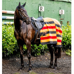 Manta polar Horseware Newmarket Fleece Cooler Oro blanco Manta polar Horseware Newmarket Fleece Cooler Oro blanco