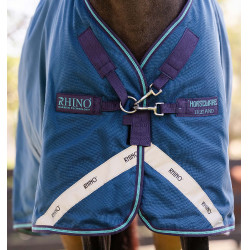 Manta Horseware Rhino Turnout 100g Marino / gris / aqua / gris Azul marino