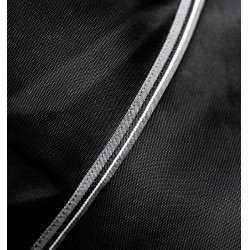 Manta Horseware Rambo 1680D Turnout Plus 100g Negro / tormenta / gris plateado