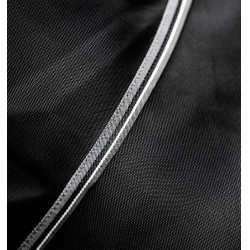 Manta Horseware Rambo 1680D Turnout 0g Negro / tormenta / gris plateado