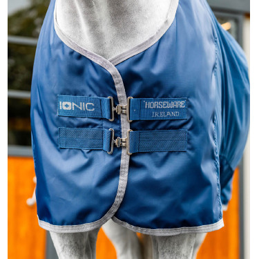 Manta Horseware Ionic Therapy Mesh Cooler Bleu imperial / argent /Marine Azul