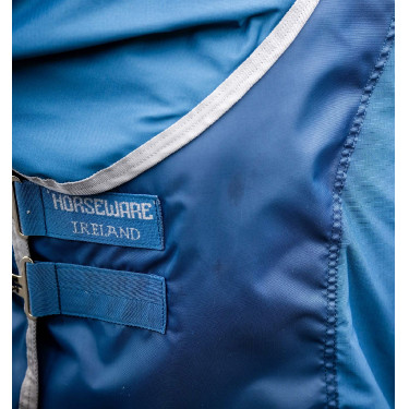 Manta Horseware Ionic Therapy Mesh Cooler Bleu imperial / argent /Marine Azul