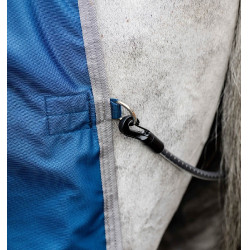 Manta Horseware Ionic Therapy Mesh Cooler Bleu imperial / argent /Marine Azul
