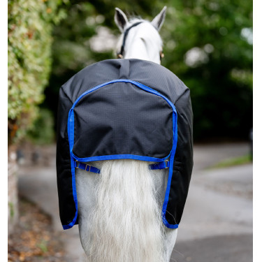 Manta Horseware Amigo Ripstop 900D Plus Poney Turnout 100g Negro / azul clásico