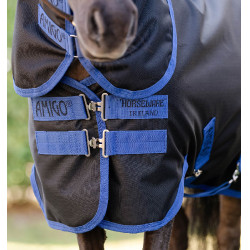 Manta Horseware Amigo Ripstop 900D Plus Petite Turnout 0g Negro / azul clásico Manta Horseware Amigo Ripstop 900D Plus Petite Turnout 0g Negro / azul clásico