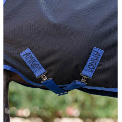 Manta Horseware Amigo Ripstop 900D Plus Petite Turnout 0g Negro / azul clásico Manta Horseware Amigo Ripstop 900D Plus Petite Turnout 0g Negro / azul clásico
