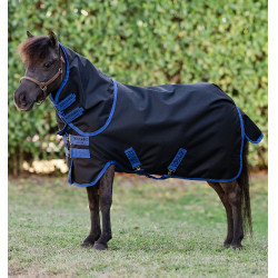 Manta Horseware Amigo Ripstop 900D Plus Petite Turnout 0g Negro / azul clásico Manta Horseware Amigo Ripstop 900D Plus Petite Turnout 0g Negro / azul clásico