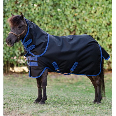 Manta Horseware Amigo Ripstop 900D Plus Petite Turnout 0g Negro / azul clásico Manta Horseware Amigo Ripstop 900D Plus Petite Turnout 0g Negro / azul clásico