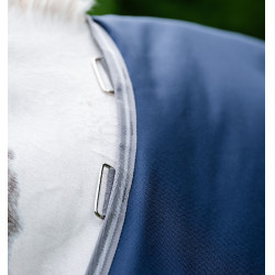 Manta Horseware Amigo 1200D XL Turnout 50g Marino / gris titanio / plata Azul marino