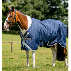 Manta Horseware Amigo 1200D Turnout 0g Marino / gris titanio / plata Azul marino Manta Horseware Amigo 1200D Turnout 0g Marino / gris titanio / plata Azul marino