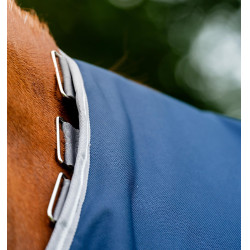 Manta Horseware Amigo 1200D Turnout 0g Marino / gris titanio / plata Azul marino Manta Horseware Amigo 1200D Turnout 0g Marino / gris titanio / plata Azul marino