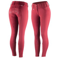 Pantalón Thermo Gran Premio Horze con fullseat silicona mujer Rojo profundo Pantalón Thermo Gran Premio Horze con fullseat silicona mujer Rojo profundo