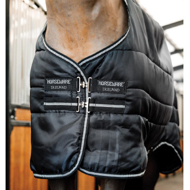 Manta de cuadra Horseware Easy-Layer Plus 400g Negro / negro / plata Manta de cuadra Horseware Easy-Layer Plus 400g Negro / negro / plata