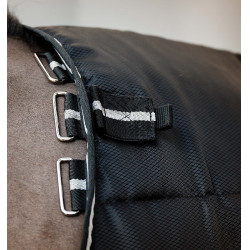 Manta de cuadra Horseware Easy-Layer Plus 400g Negro / negro / plata Manta de cuadra Horseware Easy-Layer Plus 400g Negro / negro / plata