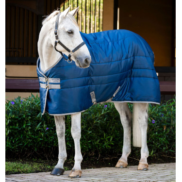 Manta de cuadra Horseware Amigo Ripstop Insulator Poni 100g Marino / gris titanio Azul marino Manta de cuadra Horseware Amigo Ripstop Insulator Poni 100g Marino / gris titanio Azul marino