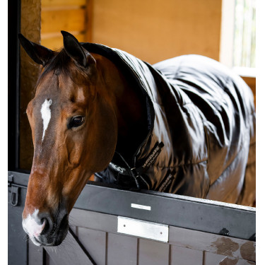 Manta de cuadra Horseware Amigo Ripstop Insulator Plus 200g Negro / negro / plata Manta de cuadra Horseware Amigo Ripstop Insulator Plus 200g Negro / negro / plata