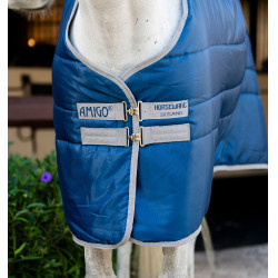 Manta de cuadra Horseware Amigo Ripstop Insulator 50g Marino / gris titanio Azul marino