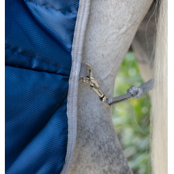 Manta de cuadra Horseware Amigo Ripstop Insulator 50g Marino / gris titanio Azul marino
