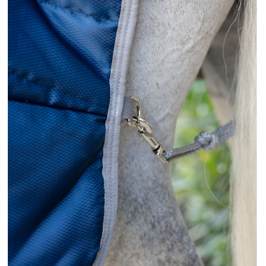 Manta de cuadra Horseware Amigo Ripstop Insulator 50g Marino / gris titanio Azul marino