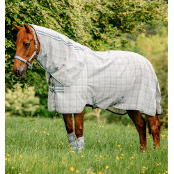 Cobertura anti-moscas Horseware Newmarket Plus Carbón de leña Witney Gris