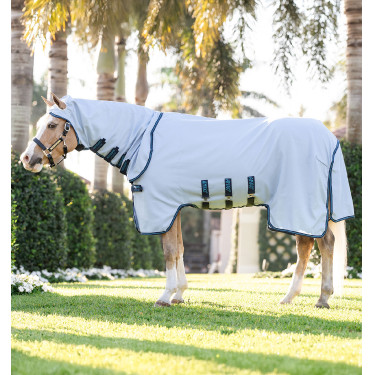Manta antisarro Horseware Amigo Ripstop Pony Azul azur / Marino / azul eléctrico