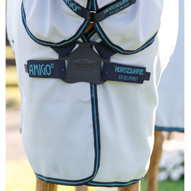 Manta antisarro Horseware Amigo Ripstop Pony Azul azur / Marino / azul eléctrico
