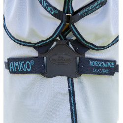 Manta antisarro Horseware Amigo Ripstop Pony Azul azur / Marino / azul eléctrico