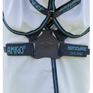 Manta antisarro Horseware Amigo Ripstop Pony Azul azur / Marino / azul eléctrico