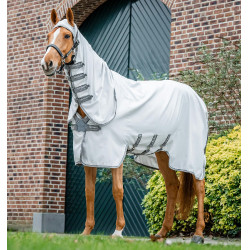 Cubierta antisarro Horseware Amigo Ripstop Plata / gris titanio / plata