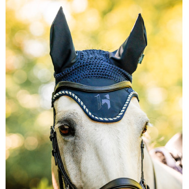 Capucha antimoscas Horseware Newmarket Marine witney Azul marino