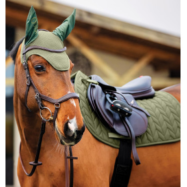 Bonete antimoscas Horseware Amigo Earnet Zarza Verde