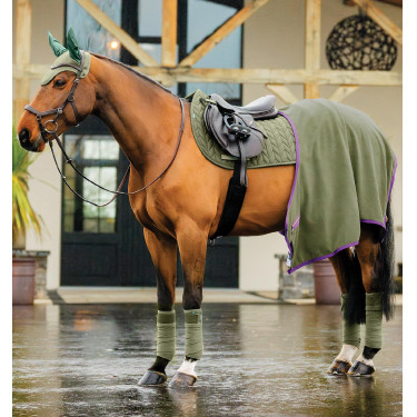 Bonete antimoscas Horseware Amigo Earnet Zarza Verde