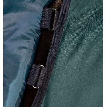 Manta Amigo Ripstop Horseware 900D Plus Turnout 200g Verde dinastía / marino / plata