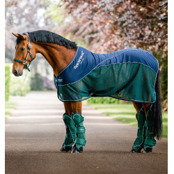 Camisa secadora Horseware Signature Sport Cooler Marino / verde cazador Multicolor Camisa secadora Horseware Signature Sport Cooler Marino / verde cazador Multicolor