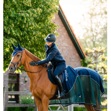 Camisa secadora Horseware Signature Sport Cooler Marino / verde cazador Multicolor Camisa secadora Horseware Signature Sport Cooler Marino / verde cazador Multicolor