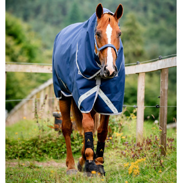 Cobertura Horseware Amigo 1200D Plus Turnout Bundle 50g 100g y 200g Marino / gris titanio / plata Azul marino Cobertura Horseware Amigo 1200D Plus Turnout Bundle 50g 100g y 200g Marino / gris titanio / plata Azul marino